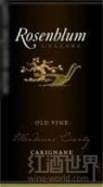 羅森布拉姆老藤佳麗釀干紅葡萄酒(Rosenblum Cellars Old Vine Carignane, Mendocino County, USA)