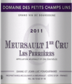 小香蘭佩利園（默爾索一級(jí)園）干白葡萄酒(Domains des Petits Champs Lins Les Perrieres, Meursault 1er Cru, France)