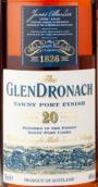 格蘭多納茶色波特桶陳20年蘇格蘭單一麥芽威士忌(The GlenDronach Tawny Port Finish Aged 20 Years Single Malt Scotch Whisky, Highlands, UK)