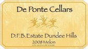 De Ponte Cellars 'DFB Estate Melon', Dundee Hills, USA