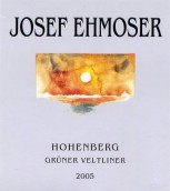 Weingut Joseph Ehmoser Hohenberg Gruner Veltliner, Wagram, Austria