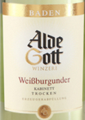 阿爾德·戈特白皮諾小房干白葡萄酒(Alde Gott Weibburgunder Kabinett Trocken, Baden, Germany)