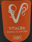 蒙蒂酒莊維塔巴阿巴娜白葡萄酒(Tre Monti Vitalba Albana in Anfora Romagna, Emilia-Romagna, Italy)