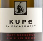 懸崖酒莊庫佩霞多麗白葡萄酒(Escarpment Kupe Chardonnay, Martinborough, New Zealand)