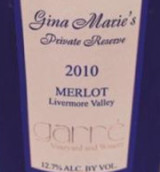 加利吉娜瑪麗珍藏梅洛干紅葡萄酒(Garre Gina Marie's Private Reserve Merlot, Livermore Valley, USA)