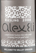 亞歷克斯艾利雷司令干白葡萄酒(Alexeli Vineyard & Winery Riesling, Oregon, USA)