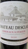 德克勞酒莊紅葡萄酒(Chateau Desclau, Bordeaux Superieur, France)