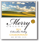 快活酒莊霞多麗干白葡萄酒(Merry Cellars Chardonnay, Washington, USA)