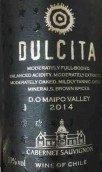 都希塔酒莊赤霞珠紅葡萄酒(Dulcita Cabernet Sauvignon, Maipo Valley, Chile)