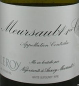 勒樺酒莊（默爾索村）干白葡萄酒(Domaine Leroy Meursault, Cote de Beaune, France)