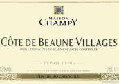 香皮伯恩村紅葡萄酒(Maison Champy Cote de Beaune-Villages Rouge, Burgundy, France)