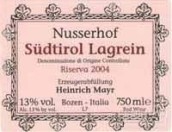 努瑟霍夫酒莊珍藏勒格瑞紅葡萄酒(Nusserhof Heinrich Mayr Lagrein Riserva Sudtirol-Alto Adige, Trentino-Alto Adige, Italy)