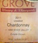 戈洛夫酒莊霞多麗干白葡萄酒（未經(jīng)橡木桶）(Grove Winery & Vineyards Unoaked Chardonnay, North Carolina, USA)