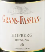 格蘭菲雪酒莊赫夫博格特級園雷司令白葡萄酒(Grans Fassian Hofberg Riesling Grosses Gewachs, Mosel, Germany)