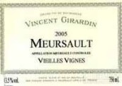 喬丹梅撒特老藤精釀干白葡萄酒(Domaine Vincent Girardin Meursault Vieilles Vignes, Cote de Beaune, France)