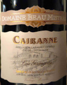 博密斯特拉酒莊灌木叢紅葡萄酒(Domaine Beau Mistral Les Garrigues, Cairanne, France)