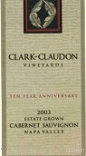 克洛東十年慶赤霞珠干紅葡萄酒(Clark-Claudon Vineyards Ten Year Anniversary Cabernet Sauvignon, Napa Valley, USA)