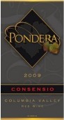 奔德拉康森西歐干紅葡萄酒(Pondera Winery Consensio Red, Columbia Valley, USA)