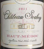 索爾貝酒莊紅葡萄酒(Chateau Sorbey, Haut-Medoc, France)