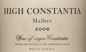 高康斯坦提亞馬爾貝克干紅葡萄酒(High Constantia Malbec, Constantia, South Africa)