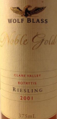 禾富貴族金牌雷司令貴腐甜白葡萄酒(Wolf Blass Noble Gold Riesling Botrytis, South Australia, Australia)