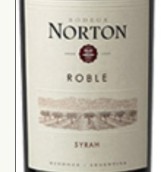 諾頓橡木系列西拉干紅葡萄酒(Bodega Norton Roble Syrah, Lujan de Cuyo, Argentina)