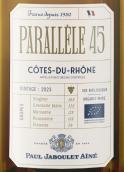 嘉伯樂酒莊北緯45度白葡萄酒(Paul Jaboulet Aine Parallele 45 Blanc, Cotes du Rhone, France)