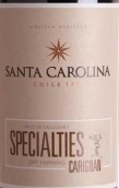 圣卡羅特釀佳麗釀干紅葡萄酒(Santa Carolina Specialties Carignan, Maule Valley, Chile)