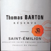 巴頓嘉斯蒂托馬斯巴頓珍藏干紅葡萄酒（圣埃美隆）(Barton & Guestier Thomas Barton Reserve, Saint-Emilion, France)