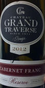 穿越酒莊珍藏品麗珠干紅葡萄酒(Chateau Grand Traverse Reserve Cabernet Franc, Old Mission Peninsula, USA)