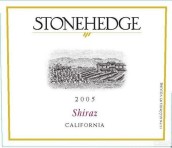 世尊酒莊西拉紅葡萄酒(Stonehedge Syrah, California, USA)