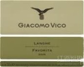Giacomo Vico Langhe Favorita, Piedmont, Italy