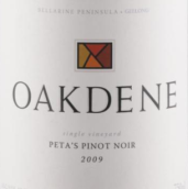 奧克丹佩塔斯黑皮諾干紅葡萄酒(Oakdene Vineyards Peta’s Pinot Noir, Geelong, Australia)