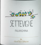 奇普雷思酒莊七藤法蘭娜白葡萄酒(Cantine Cipressi Vignaiolo Settevigne Falanghina, San Felice del Molise, Italy)