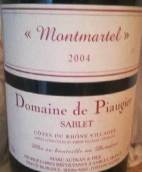 皮奧吉耶酒莊蒙馬特爾紅葡萄酒(Domaine de Piaugier Montmartel, Cotes du Rhone Villages Sablet, France)