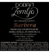 多贊加酒莊巴貝拉干紅葡萄酒(Dobra Zemlja Winery Barbera, California, USA)