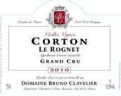 利刃哥爾頓列級園老藤干紅葡萄酒(Domaine Bruno Clavelier Le Rognet Corton Grand Cru Vieilles Vignes, Cote de Beaune, France)