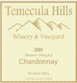 泰梅庫拉霞多麗干白葡萄酒(Temecula Hills Winery Chardonnay, Temecula Valley, USA)