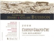 碧松家族酒莊雷納德（科爾登特級(jí)園）紅葡萄酒(Domaine Henri et Gilles Buisson  Les Renardes, Corton Grand Cru, France)