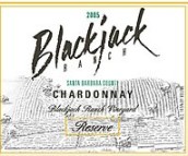 黑杰克珍藏霞多麗干白葡萄酒(Blackjack Ranch Reserve Chardonnay, Santa Barbara County, USA)