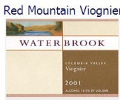 水博客紅山維歐尼干白葡萄酒(Waterbrook Viognier Red Mountain, Washington, USA)