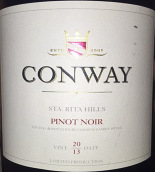 康威家族酒莊深海系列黑皮諾干紅葡萄酒(Conway Family Deep Sea Pinot Noir, Sta Rita Hills, USA)