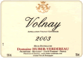 于貝-弗德羅（沃爾奈村）紅葡萄酒(Domaine Huber-Verdereau, Volnay, France)