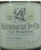 路西安僧侶酒莊佩尼斯（默爾索一級園）白葡萄酒(Lucien le Moine Perrieres, Meursault Premier Cru, France)