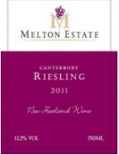 梅爾頓雷司令甜白葡萄酒(Melton Estate Riesling, Christchurch, New Zealand)