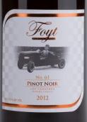 福伊特家族61號黑皮諾紅葡萄酒(Foyt Family NO.61 Pinot Noir, Los Carneros, USA)