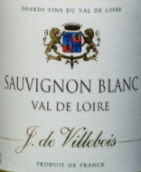 維耶布瓦酒莊珍藏系列盧瓦爾河谷白葡萄酒(Domaine J. de Villebois Collection Val de Loire, Loire Valley, France)