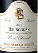 賽甘酒莊香塔爾特釀紅葡萄酒(Domaine Gerard Seguin Bourgogne Cuvee Chantal, Burgundy, France)