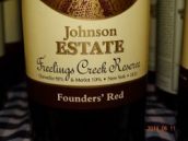 約翰遜酒莊菲力靈斯溪珍藏創(chuàng)始人干紅葡萄酒(Johnson Estate Freelings Creek Reserve Founders' Red, Westfeild, USA)