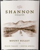 香農(nóng)酒莊鑲彈紅葡萄酒(Shannon Vineyards Mount Bullet Merlot, Elgin, South Africa)